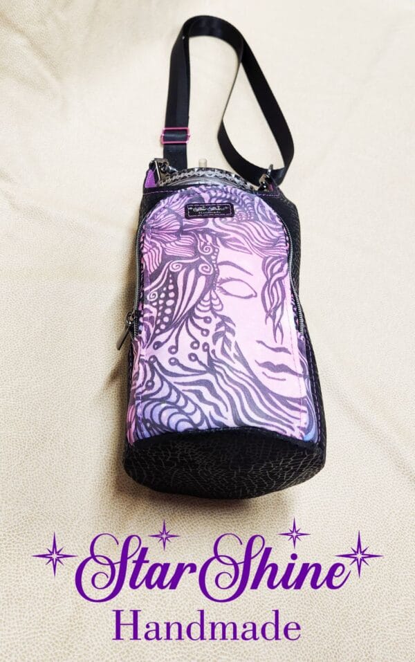 Bottom view of Purple Goddess H2o2Go Crossbody Bag