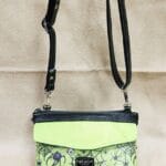 Neon Green & Black Cell Phone Wallet Bag