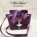 Sangria Los Muertos Crossbody. Front View.