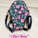 Vines and Roses Coffin Crossbody Bag