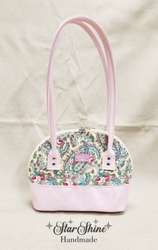 Yellow and Pink Paisley Floral Bowler.