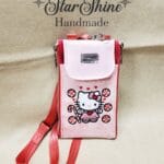 Christmas Hello Kitty Small Crossbody. Full Front View.