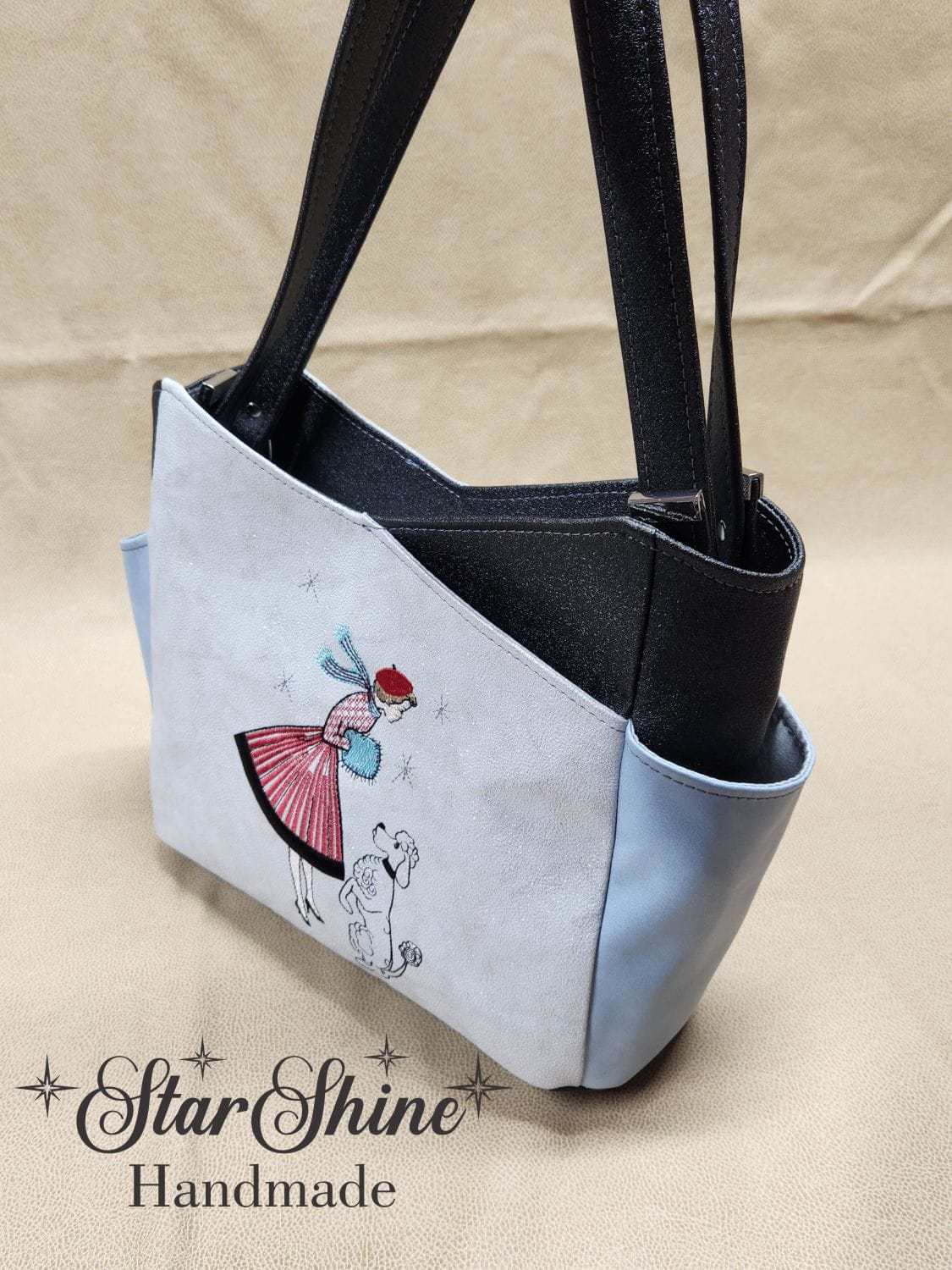 Sparkling Vintage Themed Winter Wonderland. Front/Side View.