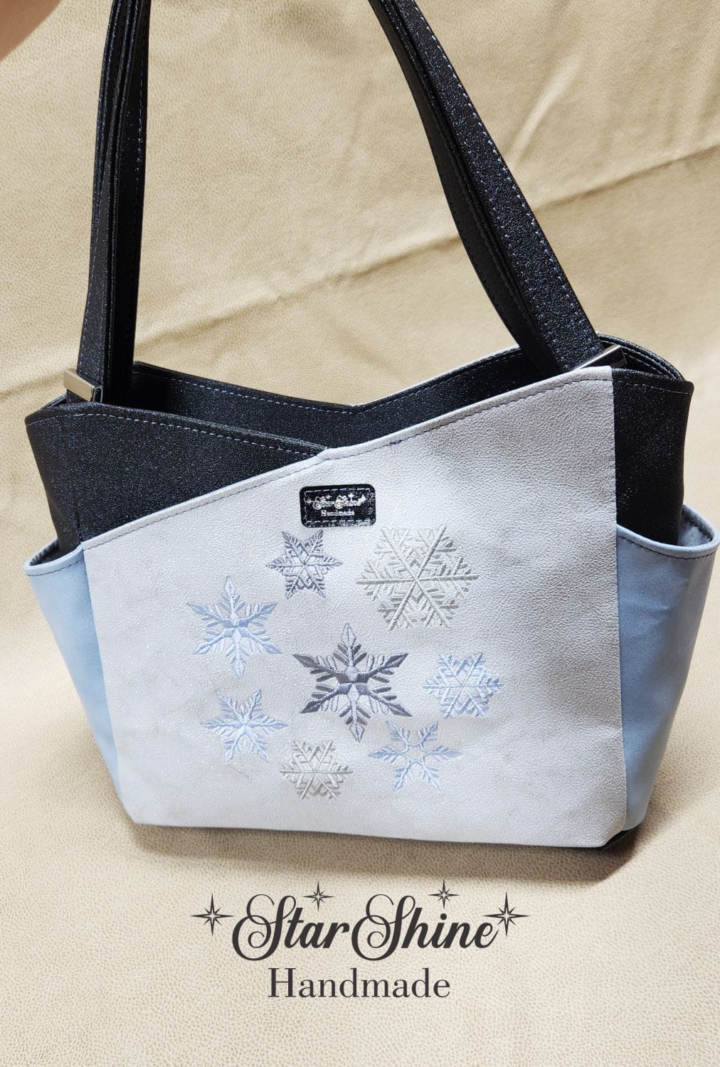 Sparkling Vintage Themed Winter Wonderland. Rear View.