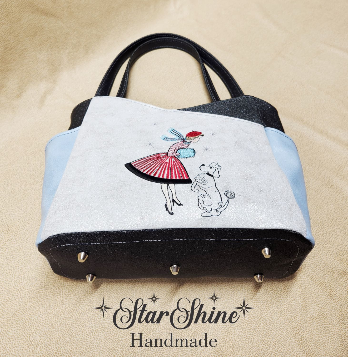 Sparkling Vintage Themed Winter Wonderland. Bottom View.