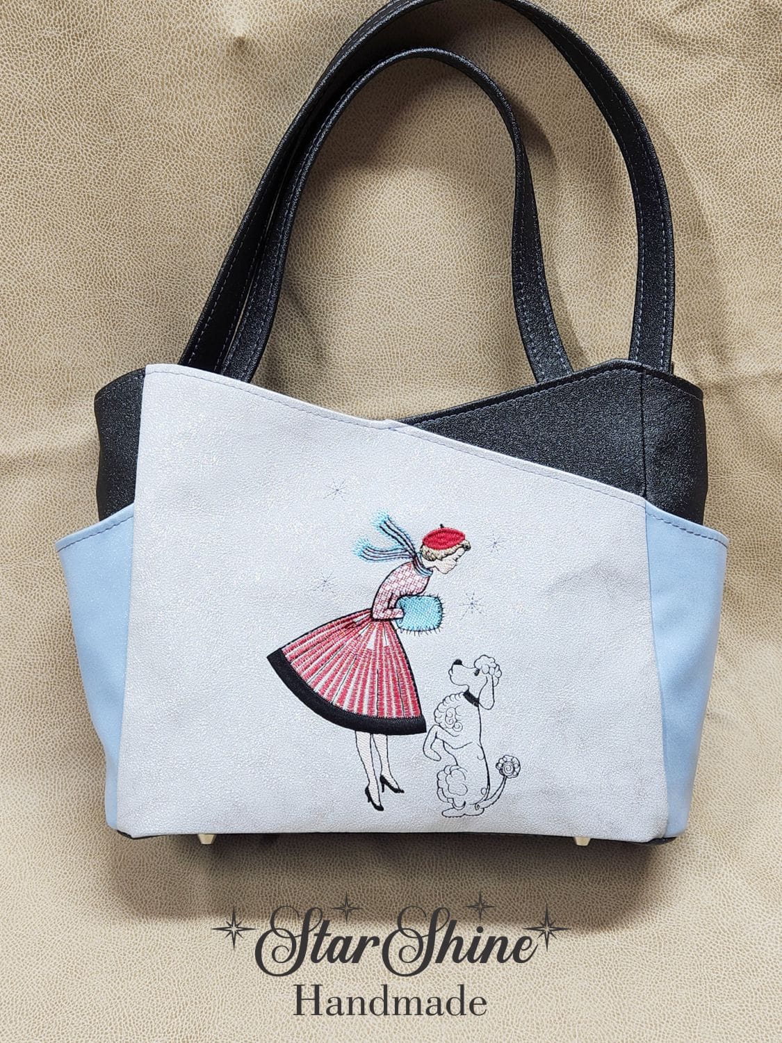 Sparkling Vintage Themed Winter Wonderland. Full Front View.