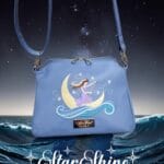 The Dreamer Small Blue Crossbody. Front View