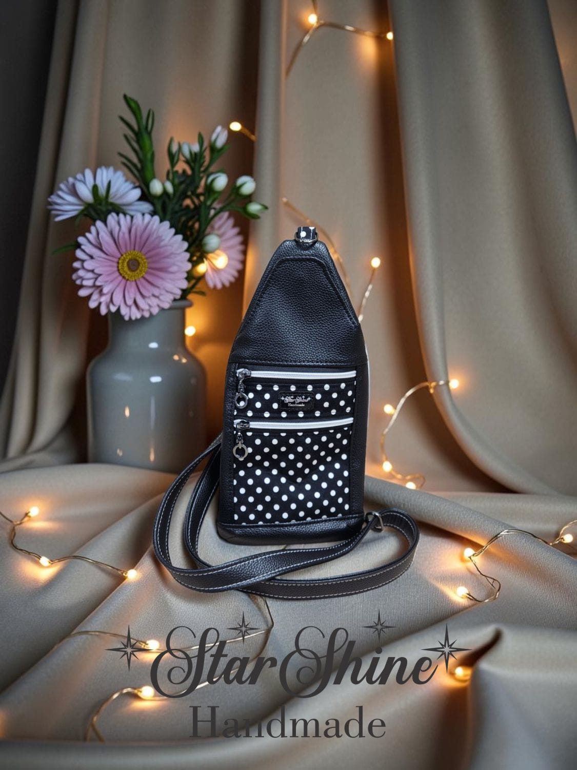 Black and White Polka Dot Fielder - Image 12