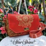 Coral and Rose Batik. Front View.