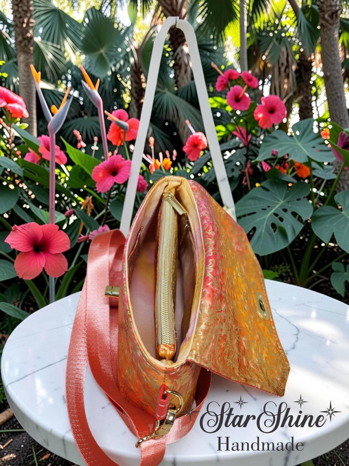 Coral and Rose Batik. Interior View.