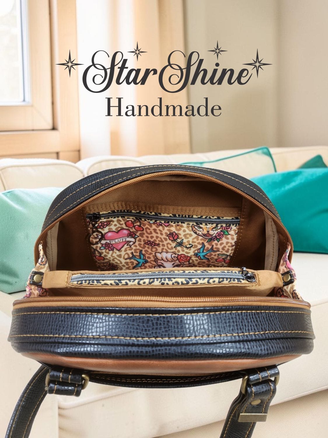 Vintage Pinup Bowler. Interior View.