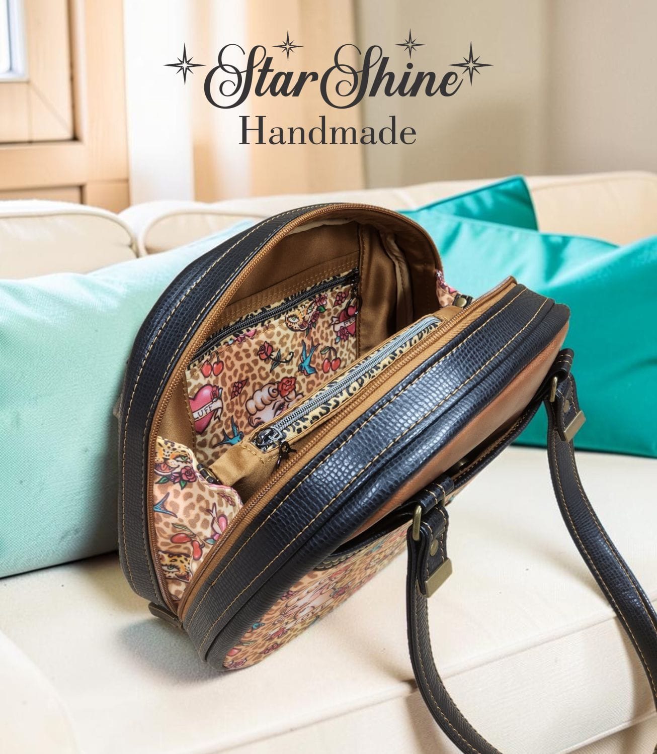 Vintage Pinup Bowler. Interior View.