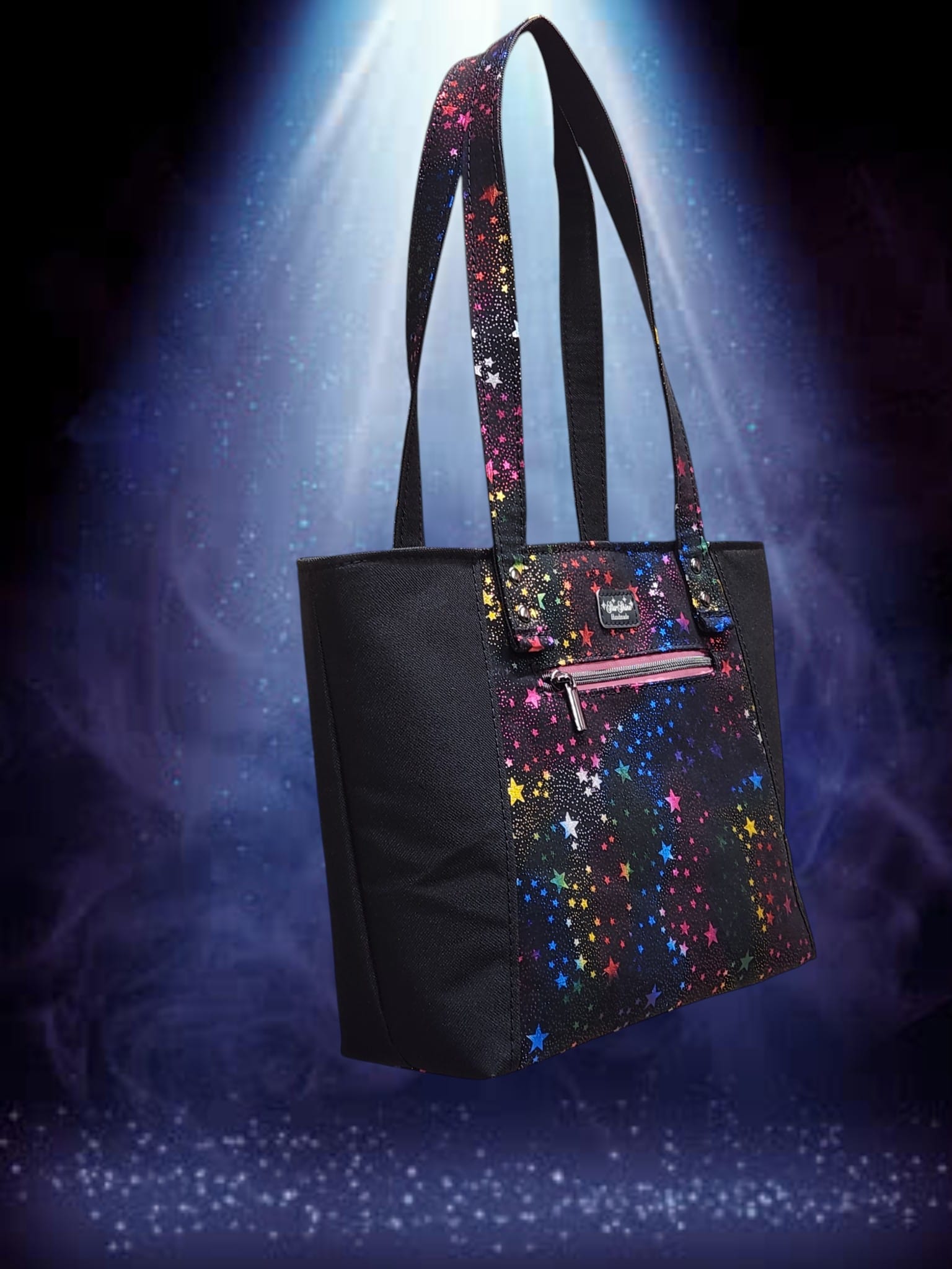 Aunt Pat Everyday Tote. Front/Side View.