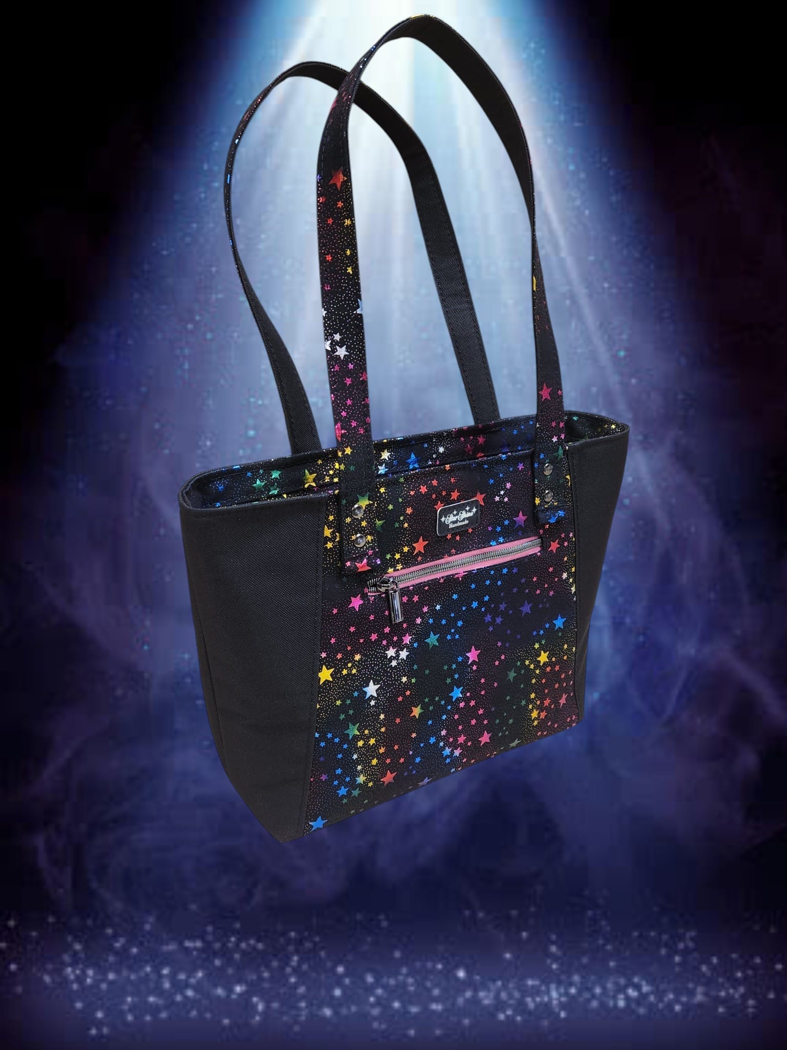 Aunt Pat Everyday Tote. Top/Side View.