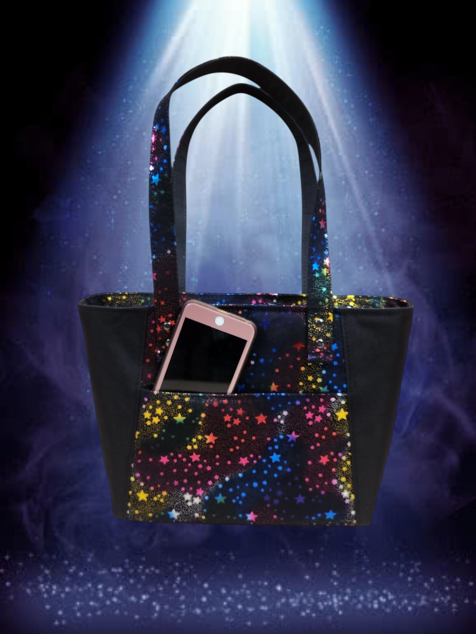Aunt Pat Everyday Tote. Cell Phone Pocket.