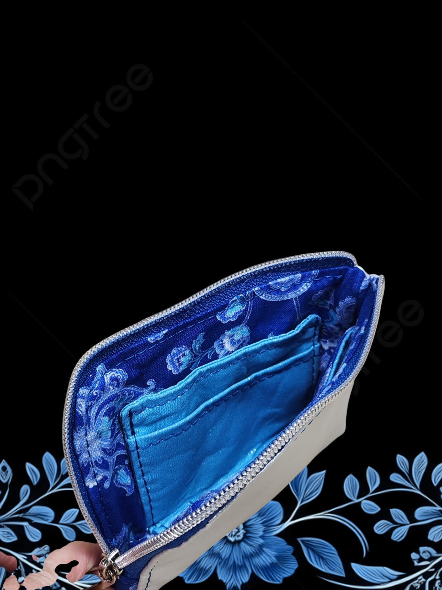 Blue Mandala Mable Crossbody . Matching Wallet