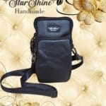 Cheryl's Triple-Zip Crossbody. Front View.