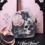 Gothic Romance Mini Sling. Front View.