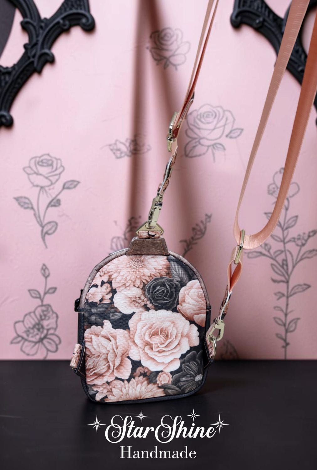 Gothic Romance Mini Sling. Rear View.