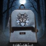 Medium Wolf Backpack. Front View.